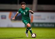 23 September 2022; Aaron Connolly of Republic of Ireland during the UEFA European U21 Championship play-off first leg match between Republic of Ireland and Israel at Tallaght Stadium in Dublin. Photo by Eóin Noonan/Sportsfile