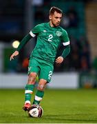 23 September 2022; Lee O'Connor of Republic of Ireland during the UEFA European U21 Championship play-off first leg match between Republic of Ireland and Israel at Tallaght Stadium in Dublin. Photo by Eóin Noonan/Sportsfile