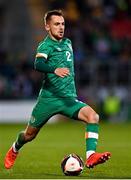 23 September 2022; Lee O'Connor of Republic of Ireland during the UEFA European U21 Championship play-off first leg match between Republic of Ireland and Israel at Tallaght Stadium in Dublin. Photo by Eóin Noonan/Sportsfile