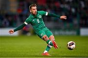 23 September 2022; Lee O'Connor of Republic of Ireland during the UEFA European U21 Championship play-off first leg match between Republic of Ireland and Israel at Tallaght Stadium in Dublin. Photo by Eóin Noonan/Sportsfile