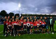 23 September 2022; Old Wesley RFC before the Half-time Minis at the United Rugby Championship match between Leinster and Benetton at RDS Arena in Dublin. Photo by Harry Murphy/Sportsfile