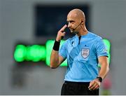 23 September 2022; Referee Dario Bel during the UEFA European U21 Championship play-off first leg match between Republic of Ireland and Israel at Tallaght Stadium in Dublin. Photo by Seb Daly/Sportsfile