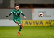 23 September 2022; Lee O'Connor of Republic of Ireland during the UEFA European U21 Championship play-off first leg match between Republic of Ireland and Israel at Tallaght Stadium in Dublin. Photo by Seb Daly/Sportsfile