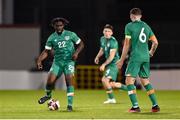 23 September 2022; Festy Ebosele of Republic of Ireland during the UEFA European U21 Championship play-off first leg match between Republic of Ireland and Israel at Tallaght Stadium in Dublin. Photo by Seb Daly/Sportsfile