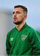 23 September 2022; Lee O'Connor of Republic of Ireland before the UEFA European U21 Championship play-off first leg match between Republic of Ireland and Israel at Tallaght Stadium in Dublin. Photo by Seb Daly/Sportsfile