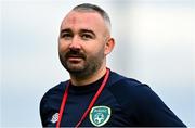 23 September 2022; Equipment manager Shane Elliott during the UEFA European U21 Championship play-off first leg match between Republic of Ireland and Israel at Tallaght Stadium in Dublin. Photo by Eóin Noonan/Sportsfile