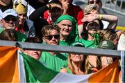 24 September 2022; Ireland supporters during day 7 of the World Rowing Championships 2022 at Racice in Czech Republic. Photo by Piaras Ó Mídheach/Sportsfile