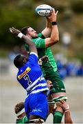 24 September 2022; Josh Murphy of Connacht wins possession in a lineout against Hacjivah Dayimani of DHL Stormers during the United Rugby Championship match between DHL Stormers and Connacht at Stellenbosch in South Africa. Photo by Ashley Vlotman/Sportsfile