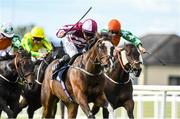 24 September 2022; Gordon Bennett, with Gary Carroll up, on their way to winning The William Hill Joe McGrath Handicap  at The Curragh Racecourse in Kildare. Photo by Matt Browne/Sportsfile