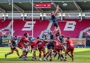 24 September 2022; Kieran Treadwell of Ulster in action during the United Rugby Championship match between Scarlets and Ulster at Parc Y Scarlets in Llanelli, Wales. Photo by John Dickson/Sportsfile