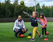 24 September 2022; #BeActive Festival Brings Young and Old Together at Sport Ireland Campus for European Week of Sport. Over 4500 people visited the Sport Ireland Campus in Blanchardstown on Saturday 24th September to experience over 40 different sports at the #Beactive Festival. Part of European Week of Sport 2022 which runs from the 23rd – 30th of September, the #Beactive Festival introduces people to the wide variety of sports that they may not have experienced before. The event provides opportunities for both adults and children of all ages and abilities to trial the world-class facilities at the Sport Ireland Campus and sample over many sports and activities that are showcased throughout the day, alongside well-known faces from Irish sport, and the chance to lift some of Ireland’s most famous silverware like Sam Maguire or the Triple Crown. Hurling All Ireland Winner Barry Nash, 7s rugby player Stacey Flood, Olympian boxer Brendan Irvine and legend Alan Brogan and many more were in attendance. The festival was filled with skill challenges, demonstrations, sports personality appearances, taster sessions, trophy zone, food village, music and much more. Photo by Brendan Moran/Sportsfile