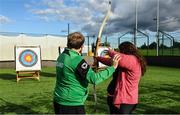 24 September 2022; #BeActive Festival Brings Young and Old Together at Sport Ireland Campus for European Week of Sport. Over 4500 people visited the Sport Ireland Campus in Blanchardstown on Saturday 24th September to experience over 40 different sports at the #Beactive Festival. Part of European Week of Sport 2022 which runs from the 23rd – 30th of September, the #Beactive Festival introduces people to the wide variety of sports that they may not have experienced before. The event provides opportunities for both adults and children of all ages and abilities to trial the world-class facilities at the Sport Ireland Campus and sample over many sports and activities that are showcased throughout the day, alongside well-known faces from Irish sport, and the chance to lift some of Ireland’s most famous silverware like Sam Maguire or the Triple Crown. Hurling All Ireland Winner Barry Nash, 7s rugby player Stacey Flood, Olympian boxer Brendan Irvine and legend Alan Brogan and many more were in attendance. The festival was filled with skill challenges, demonstrations, sports personality appearances, taster sessions, trophy zone, food village, music and much more. Photo by Brendan Moran/Sportsfile