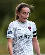 24 September 2022; Kylie Murphy of Wexford Youths dejected after her side's defeat in a 2022 EVOKE.ie FAI Women's Cup Semi-Finals match between Athlone Town and Wexford Youths at Athlone Town Stadium in Westmeath. Photo by Michael P Ryan/Sportsfile