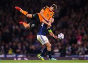 24 September 2022; Jayson Molumby of Republic of Ireland in action against John McGinn of Scotland during UEFA Nations League B Group 1 match between Scotland and Republic of Ireland at Hampden Park in Glasgow, Scotland. Photo by Stephen McCarthy/Sportsfile