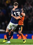 24 September 2022; Jack Hendry of Scotland and Josh Cullen of Republic of Ireland tussle during UEFA Nations League B Group 1 match between Scotland and Republic of Ireland at Hampden Park in Glasgow, Scotland. Photo by Eóin Noonan/Sportsfile