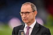24 September 2022; Premier Sports analyst Martin O'Neill during UEFA Nations League B Group 1 match between Scotland and Republic of Ireland at Hampden Park in Glasgow, Scotland. Photo by Stephen McCarthy/Sportsfile