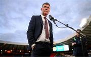 24 September 2022; Republic of Ireland manager Stephen Kenny during media interviews before UEFA Nations League B Group 1 match between Scotland and Republic of Ireland at Hampden Park in Glasgow, Scotland. Photo by Stephen McCarthy/Sportsfile