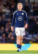 24 September 2022; Josh Doig of Scotland before the UEFA Nations League B Group 1 match between Scotland and Republic of Ireland at Hampden Park in Glasgow, Scotland. Photo by Stephen McCarthy/Sportsfile