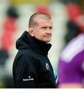 25 September 2022; Munster head coach Graham Rowntree before the United Rugby Championship match between Dragons and Munster at Rodney Parade in Newport, Wales. Photo by Mark Lewis/Sportsfile