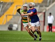 25 September 2022; Cian O'Connor of Erin's Own in action against Robbie Cotter of Blackrock during the Cork County Premier Senior Club Hurling Championship Semi-Final match between Erin's Own and Blackrock at Páirc Ui Chaoimh in Cork. Photo by Sam Barnes/Sportsfile