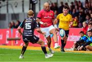 25 September 2022; Simon Zebo of Munster during the United Rugby Championship match between Dragons and Munster at Rodney Parade in Newport, Wales. Photo by Mark Lewis/Sportsfile