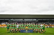 25 September 2022; The Rhode team before the Offaly County Senior Football Championship Final match between Tullamore and Rhode at O'Connor Park in Tullamore, Offaly. Photo by Ben McShane/Sportsfile