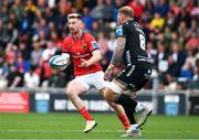 25 September 2022; Ben Healy of Munster in action against Dragons during the United Rugby Championship match between Dragons and Munster at Rodney Parade in Newport, Wales. Photo by Ben Evans/Sportsfile