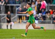 25 September 2022; Ruairí McNamee of Rhode after scoring his side's first goal during the Offaly County Senior Football Championship Final match between Tullamore and Rhode at O'Connor Park in Tullamore, Offaly. Photo by Ben McShane/Sportsfile