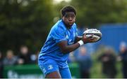 24 September 2022; Temi Lasisi of Leinster during the A Interprovincial match between Munster A and Leinster A at the University of Limerick in Limerick. Photo by Harry Murphy/Sportsfile