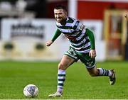 22 September 2022; Jack Byrne of Shamrock Rovers during the SSE Airtricity League Premier Division match between Shelbourne and Shamrock Rovers at Tolka Park in Dublin. Photo by Sam Barnes/Sportsfile