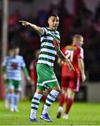 22 September 2022; Graham Burke of Shamrock Rovers during the SSE Airtricity League Premier Division match between Shelbourne and Shamrock Rovers at Tolka Park in Dublin. Photo by Sam Barnes/Sportsfile