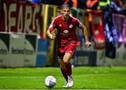 22 September 2022; John Ross Wilson of Shelbourne during the SSE Airtricity League Premier Division match between Shelbourne and Shamrock Rovers at Tolka Park in Dublin. Photo by Sam Barnes/Sportsfile