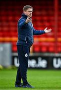 22 September 2022; Shelbourne manager Damien Duff before the SSE Airtricity League Premier Division match between Shelbourne and Shamrock Rovers at Tolka Park in Dublin. Photo by Sam Barnes/Sportsfile