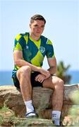 26 September 2022; Conor Coventry sits for a portrait after a Republic of Ireland U21 press conference at the Sheraton Hotel in Tel Aviv, Israel. Photo by Seb Daly/Sportsfile