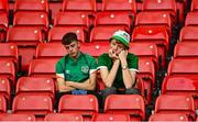 24 September 2022; Republic of Ireland supporters during UEFA Nations League B Group 1 match between Scotland and Republic of Ireland at Hampden Park in Glasgow, Scotland. Photo by Eóin Noonan/Sportsfile