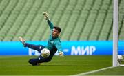 26 September 2022; Goalkeeper Max O'Leary during a Republic of Ireland training session at Aviva Stadium in Dublin. Photo by Stephen McCarthy/Sportsfile