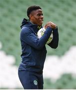 26 September 2022; Chiedozie Ogbene during a Republic of Ireland training session at Aviva Stadium in Dublin. Photo by Stephen McCarthy/Sportsfile