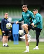 26 September 2022; Dara O'Shea during a Republic of Ireland training session at Aviva Stadium in Dublin. Photo by Stephen McCarthy/Sportsfile
