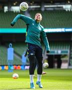 26 September 2022; Matt Doherty during a Republic of Ireland training session at Aviva Stadium in Dublin. Photo by Stephen McCarthy/Sportsfile