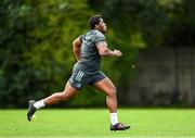 26 September 2022; Temi Lasisi during a Leinster Rugby squad training session at UCD in Dublin. Photo by Harry Murphy/Sportsfile