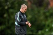 26 September 2022; Leinster senior coach Stuart Lancaster during a Leinster Rugby squad training session at UCD in Dublin. Photo by Harry Murphy/Sportsfile