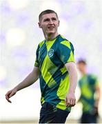 26 September 2022; Ross Tierney during a Republic of Ireland U21 training session at Bloomfield Stadium in Tel Aviv, Israel. Photo by Seb Daly/Sportsfile
