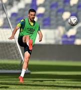 26 September 2022; Lee O'Connor during a Republic of Ireland U21 training session at Bloomfield Stadium in Tel Aviv, Israel. Photo by Seb Daly/Sportsfile