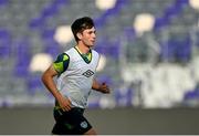 26 September 2022; Ollie O'Neill during a Republic of Ireland U21 training session at Bloomfield Stadium in Tel Aviv, Israel. Photo by Seb Daly/Sportsfile