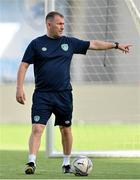 26 September 2022; Assistant manager Alan Reynolds during a Republic of Ireland U21 training session at Bloomfield Stadium in Tel Aviv, Israel. Photo by Seb Daly/Sportsfile