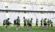 26 September 2022; Republic of Ireland players during a Republic of Ireland U21 training session at Bloomfield Stadium in Tel Aviv, Israel. Photo by Seb Daly/Sportsfile