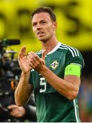 24 September 2022; Jonny Evans of Northern Ireland after the UEFA Nations League C Group 2 match between Northern Ireland and Kosovo at National Stadium at Windsor Park in Belfast. Photo by Ramsey Cardy/Sportsfile