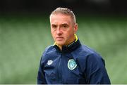 26 September 2022; Goalkeeping coach Dean Kiely during a Republic of Ireland training session at Aviva Stadium in Dublin. Photo by Stephen McCarthy/Sportsfile
