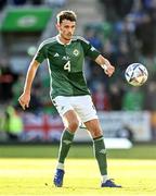 24 September 2022; Tom Flanagan of Northern Ireland during UEFA Nations League C Group 2 match between Northern Ireland and Kosovo at National Stadium at Windsor Park in Belfast. Photo by Ramsey Cardy/Sportsfile