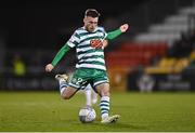 26 September 2022; Jack Byrne of Shamrock Rovers has a shot on goal during the SSE Airtricity League Premier Division match between Shamrock Rovers and UCD at Tallaght Stadium in Dublin. Photo by Ben McShane/Sportsfile